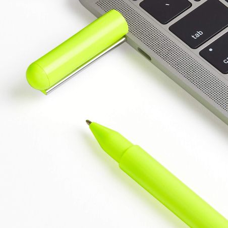 STYLO BILLEC-PEN MEM FLASH USB-C 32GB JAUNE FLUO