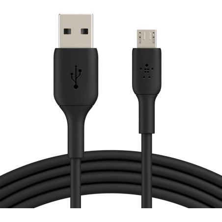 CABLE USB-A VERS MICRO USB 1M/3.3FT NOIR