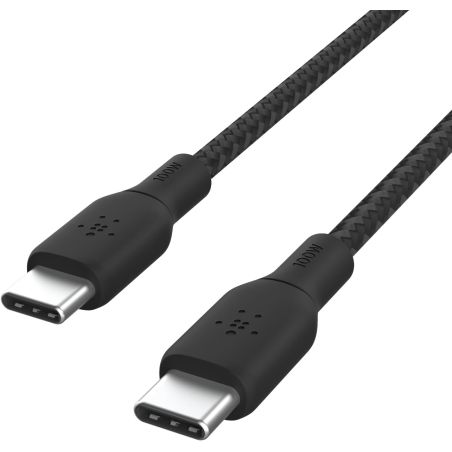 CABLE RENFORCE USB C VERS USB C 3M NOIR