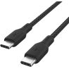 CABLE RENFORCE USB C VERS USB C 3M NOIR
