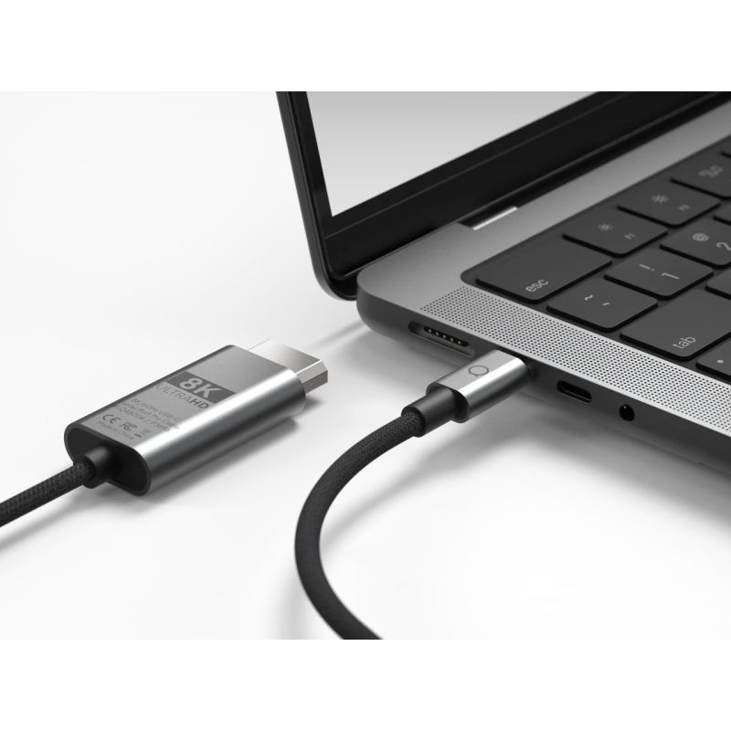 CABLE USB-C VERS DISPLAYPORT PRO 8K/60HZ 2M