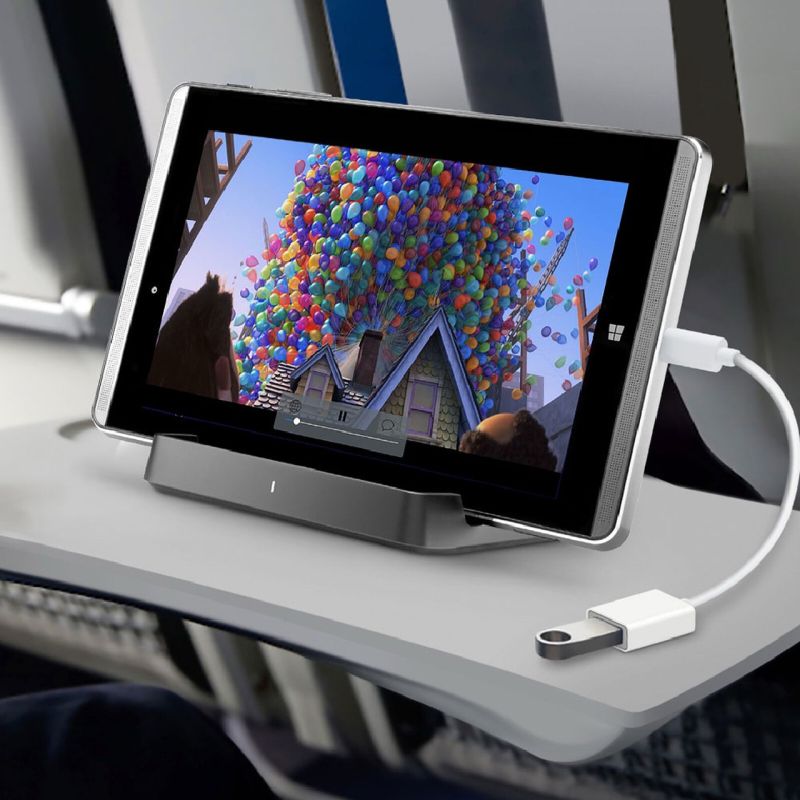 ADAPTEUR USB-C/ USB FEMELLE 12CM UC400 BLANC