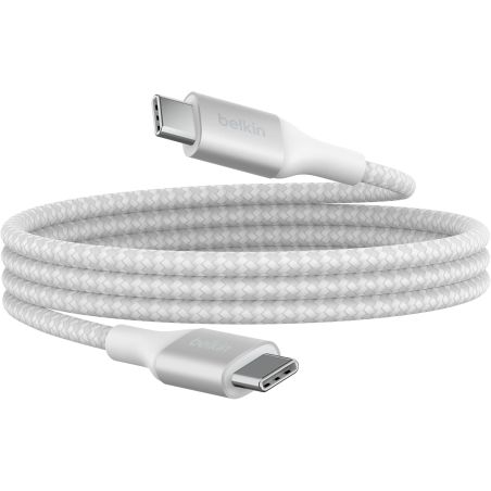 CABLE TRESSE USB-C 240W 1M BLANC
