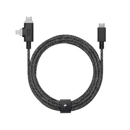 CABLE BELT DUO PRO 240W USB-C/USB-C & LIGHTNING COSMOS