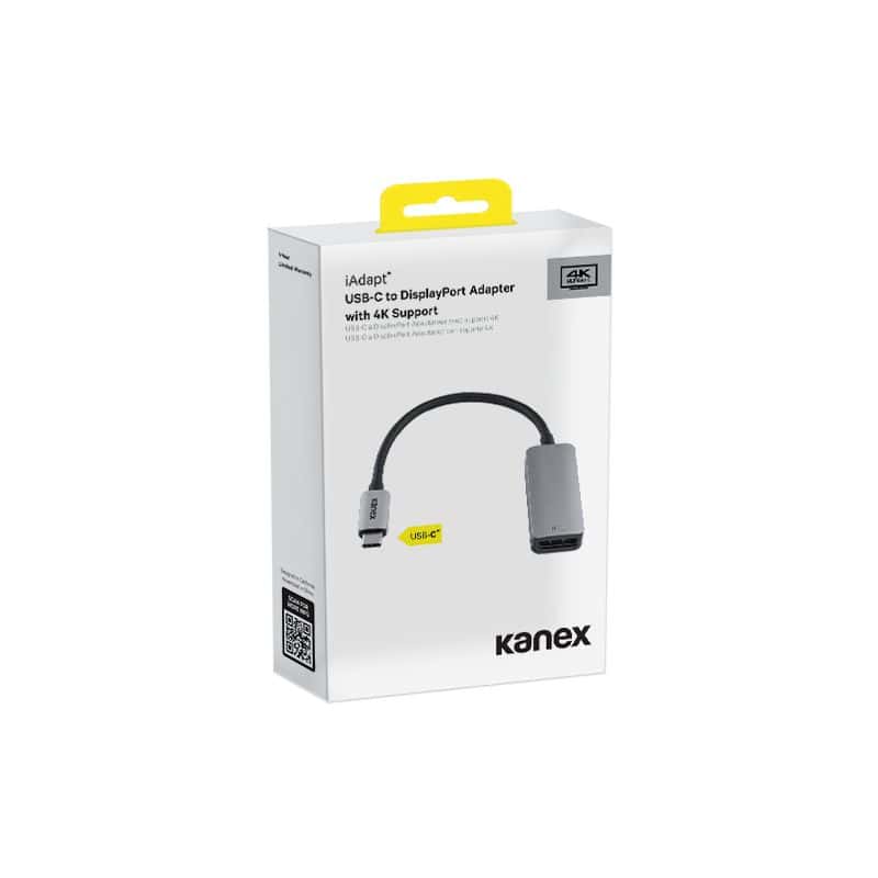 ADAPTATEUR USB-C TO DISPLAYPORT 4K 21CM BLANC