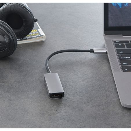 ADAPTATEUR USB-C TO DISPLAYPORT 4K 21CM BLANC