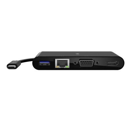 ADAPTATEUR MULTIMEDIA USB-C VERS HDMI - VGA - USB A NOIR