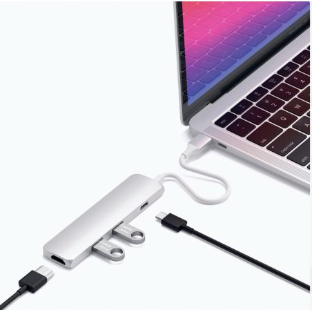 HUB USB-C MULTIPORT HDMI 4K USB 3.0 ARGENT