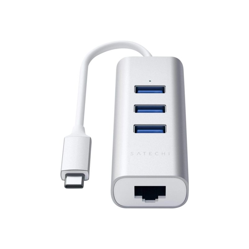 2-IN-1 USB-C HUB SILVER