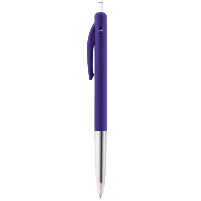 STYLO BILLE BIC RETRACTABLE M10 POINTE MOYENNE BLEU