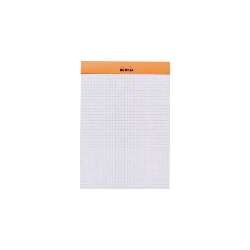 BLOC ORANGE A5 N°16 160 PAGES 5X5 NON PERFORES