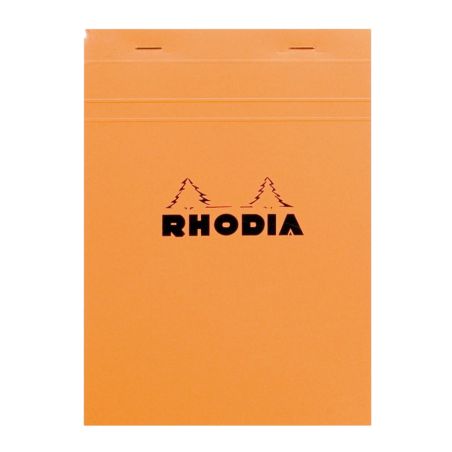 BLOC ORANGE A5 N°16 160 PAGES 5X5 NON PERFORES