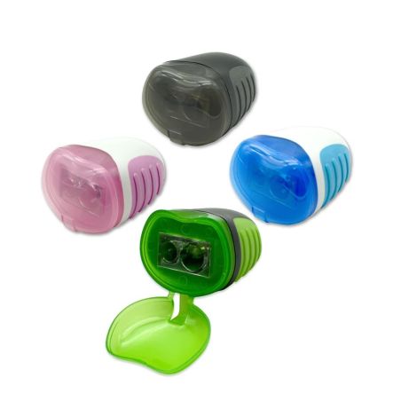 TAILLE-CRAYON 2 TROUS AVEC RESERVOIRS