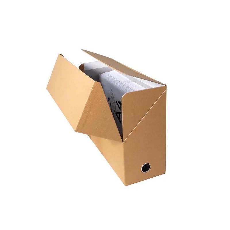 BOITE DE CLASSEMENT PAPIER TOILE 12CM