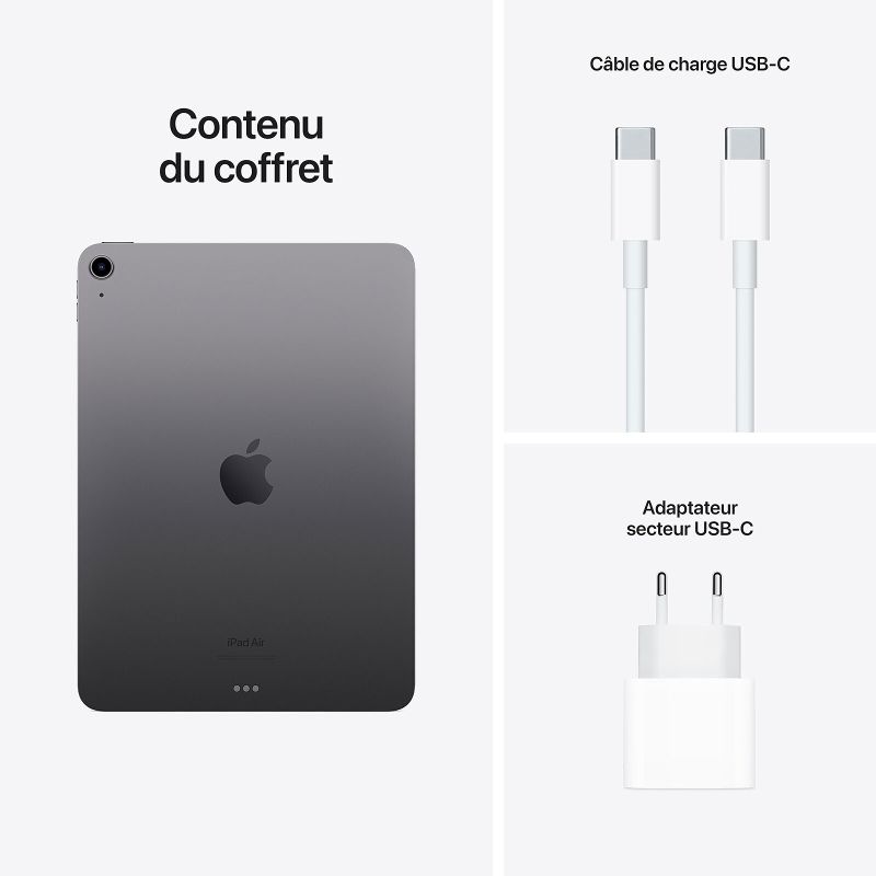 IPAD AIR 10.9 WIFI 256 GO GRIS SIDERAL 2022