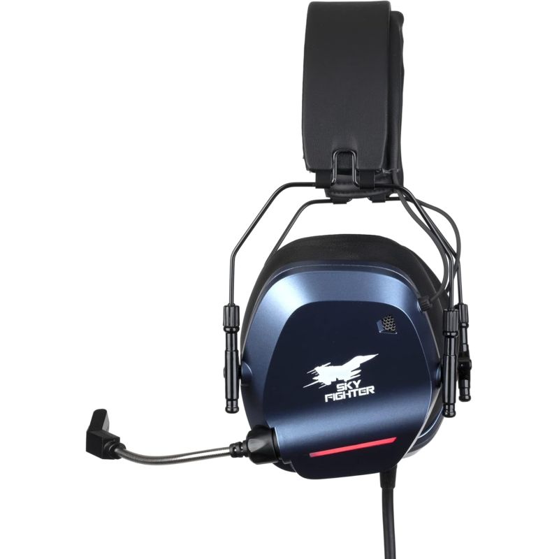 SKYFIGHTER ONE BLACK AND BLUE GAMING HEADSET
