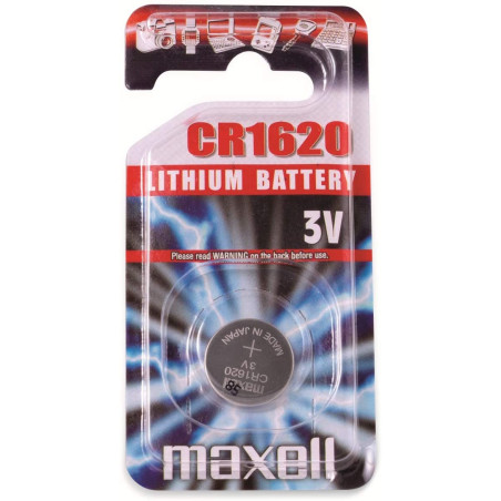 CR1620 3V BUTTON BATTERY