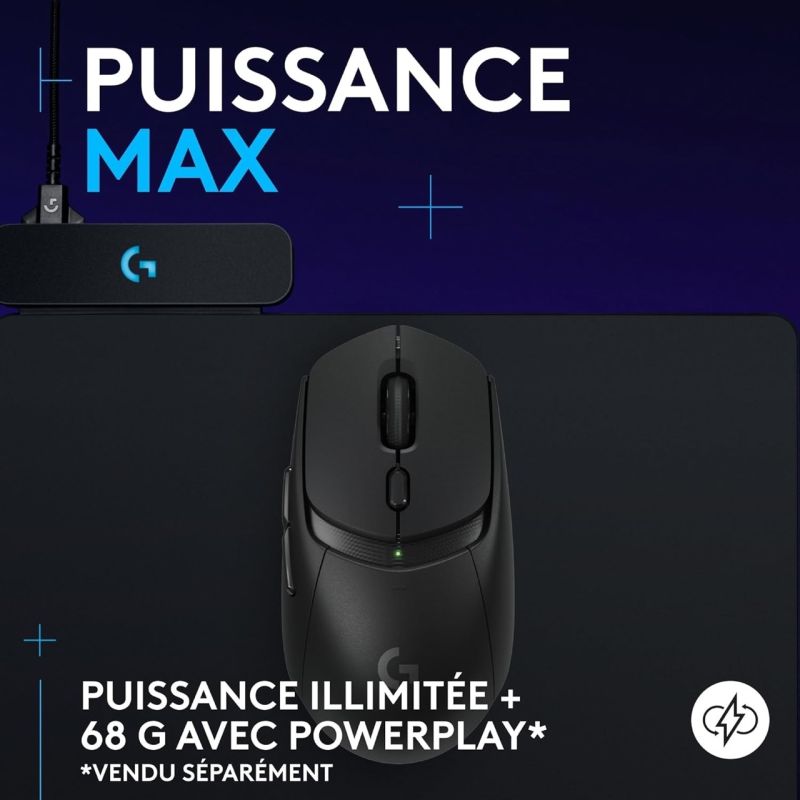 SOURIS SANS FIL G309 LIGHTSPEED GAMING NOIR