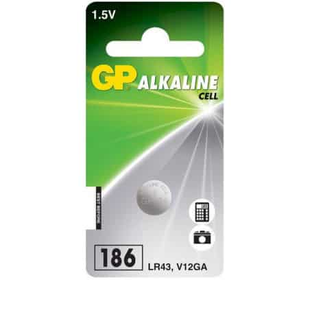 PILE LR43 ALCALINE 186C 1.5V