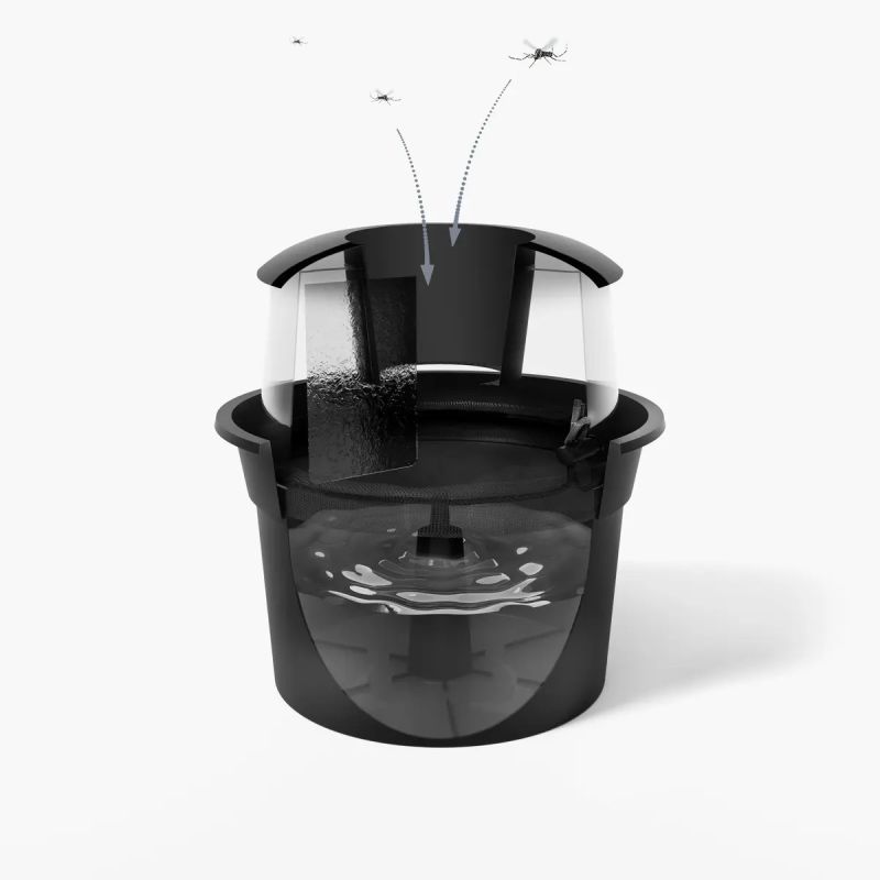 PIÈGE À MOUSTIQUES TIGRES D’EXTÉRIEUR NON ÉLECTRIQUE (X2)