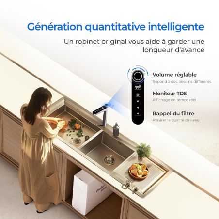 WATERDROP X12 REVERSE OSMOSIS SYSTEM WITH FAUCET