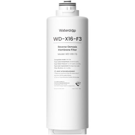 F3 SYSTEM WATERDROP X16 REVERSE OSMOSIS REPLACEMENT FILTER (24 MONTHS)