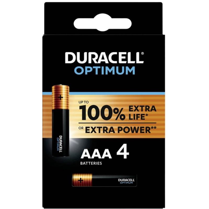 PILES OPTIMUM AAA LR03 (X4)