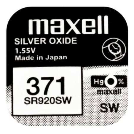 PILE SR920SW OXYDE ARGENT 371 1.55V