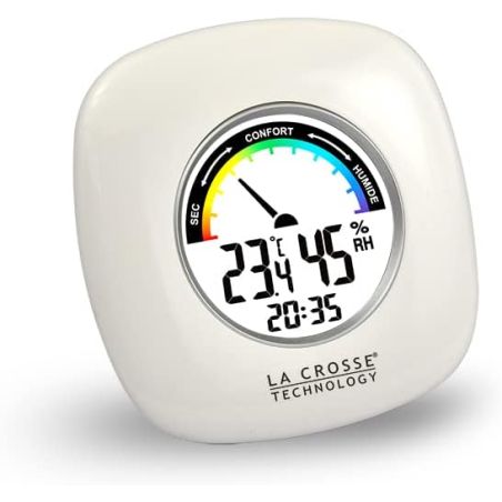 STATION METEO WT139 PETIT THERMO/HYGRO BLANC