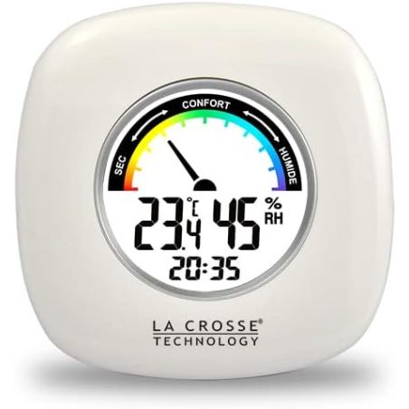 STATION METEO WT139 PETIT THERMO/HYGRO BLANC