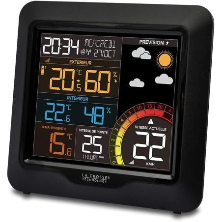 CENTRALE METEO AVEC ANEMOMETRE SANS FIL