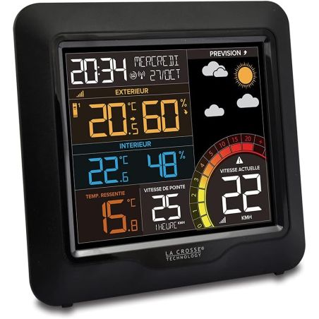 CENTRALE METEO AVEC ANEMOMETRE SANS FIL