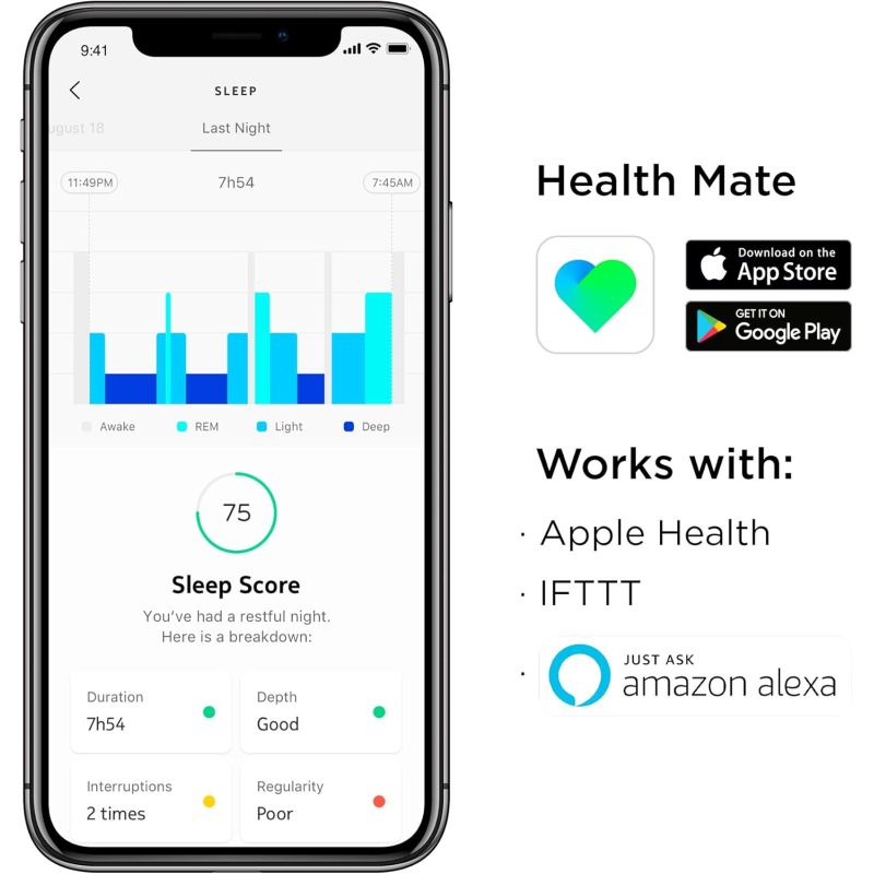 CAPTEUR SOMMEIL SOUS MATELAS
