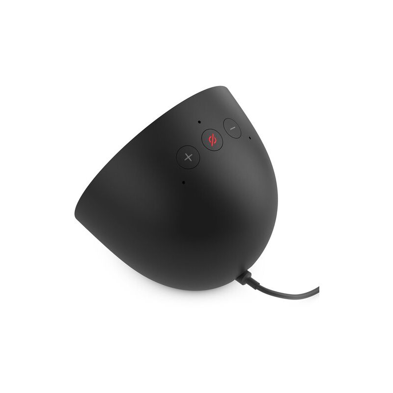 ECHO SPOT 2024 CONNECTED ALARM CLOCK WITH ALEXA BLACK