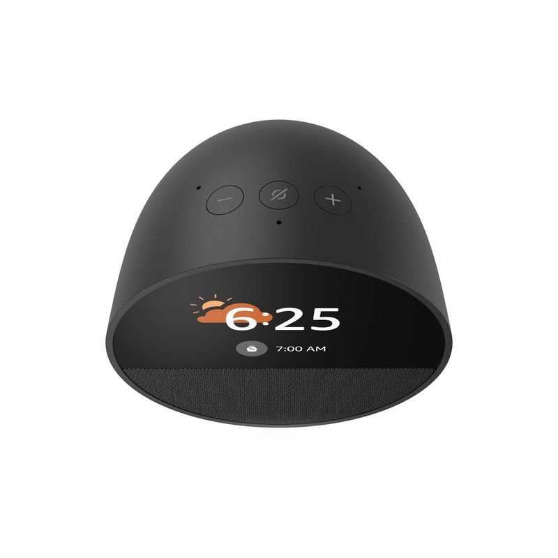 ECHO SPOT 2024 CONNECTED ALARM CLOCK WITH ALEXA BLACK