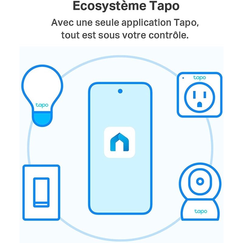 AMPOULE LED INTELLIGENTE TAPO L510E BLANC CHAUD