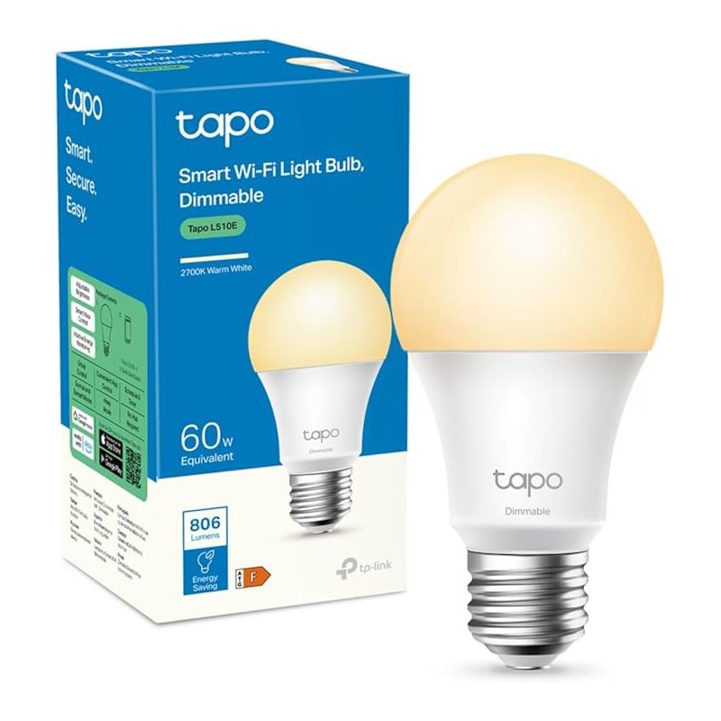 AMPOULE LED INTELLIGENTE TAPO L510E BLANC CHAUD