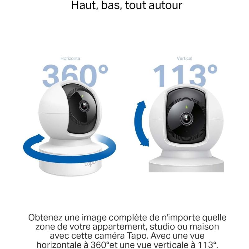 WIFI INT PANO/TILT SECURITY CAMERA