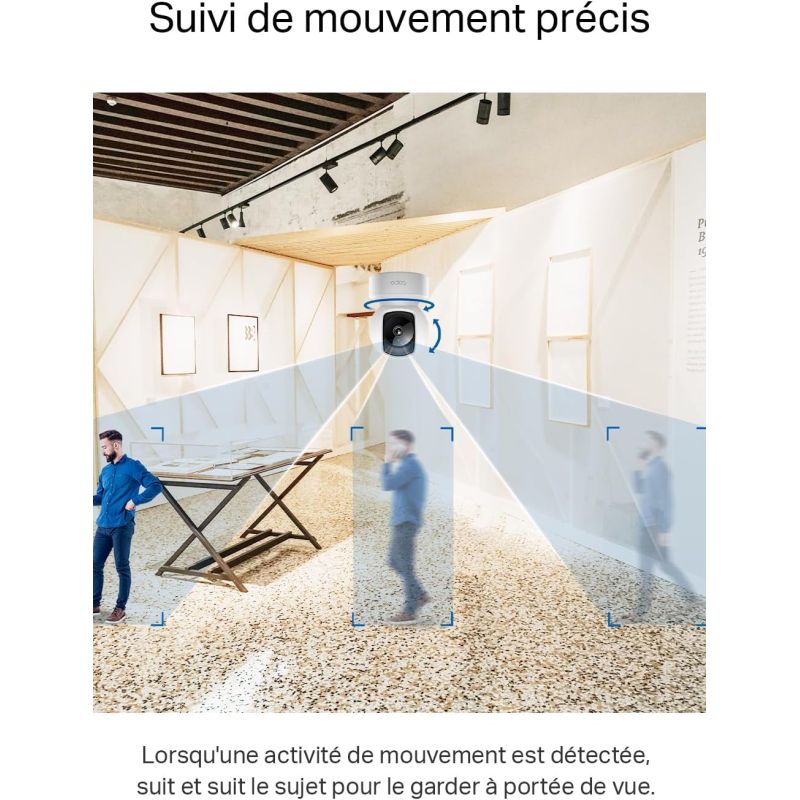 CAMERA DE SECURITE INT PANO/INCLINABLE WIFI