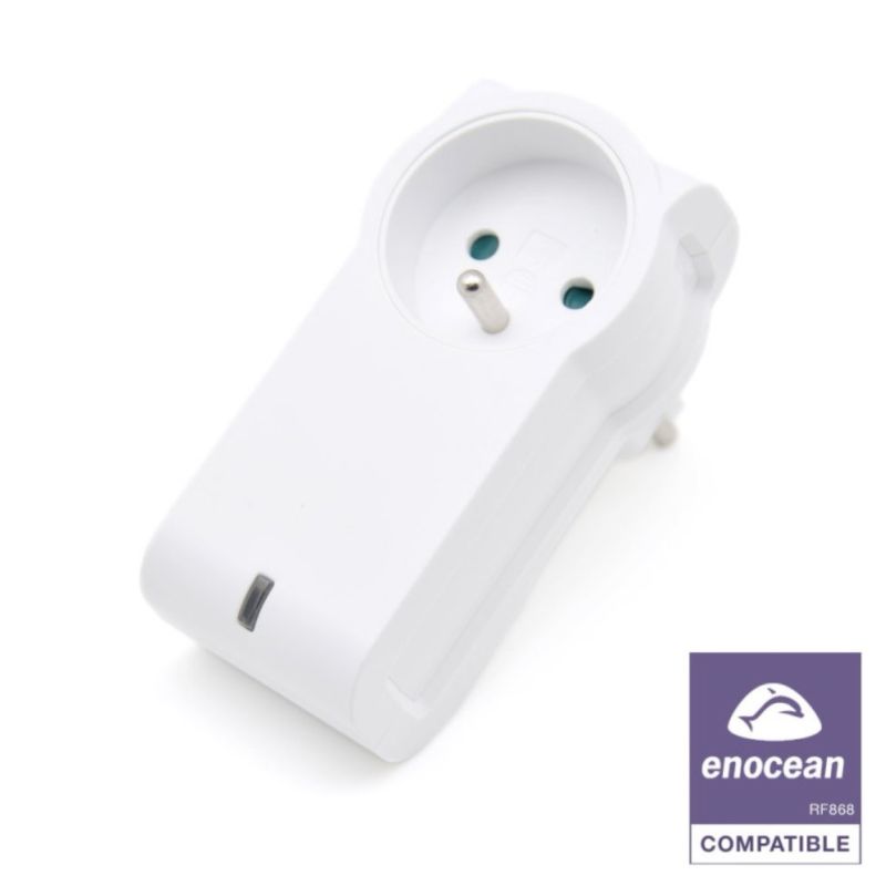 PRISE INTELLIGENTE TYPE E ENOCEAN BLANC