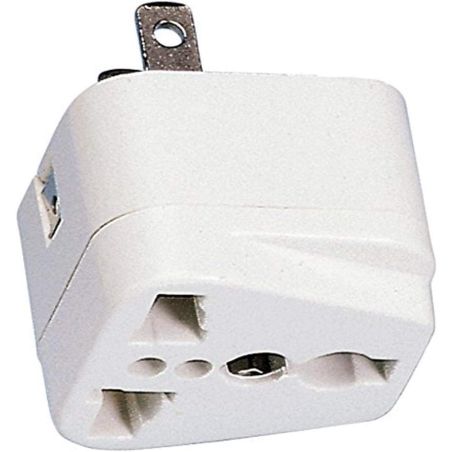 ADAPTATEUR PRISE US VERS EU - BLANC