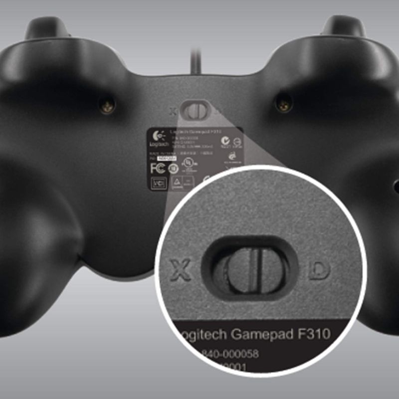 GAMEPAD F310 BLACK CONTROLLER