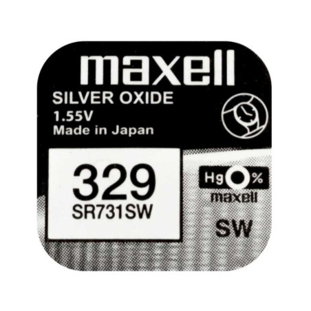 PILE BOUTON SR731SW OXYDE ARGENT 329 1.55V