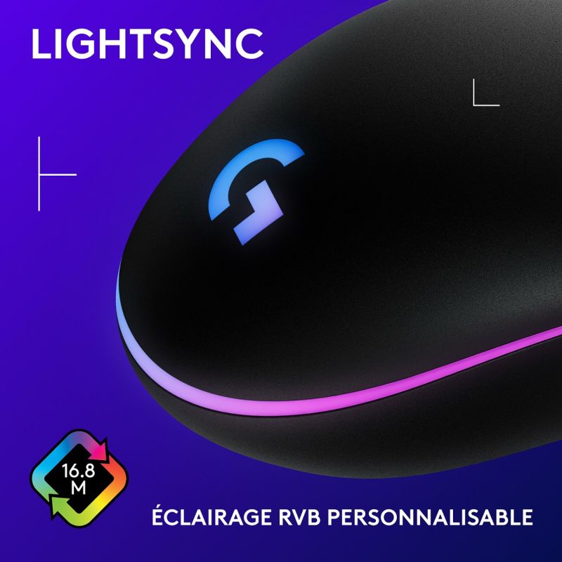 G203 LIGHTSYNC GAMING MOUSE