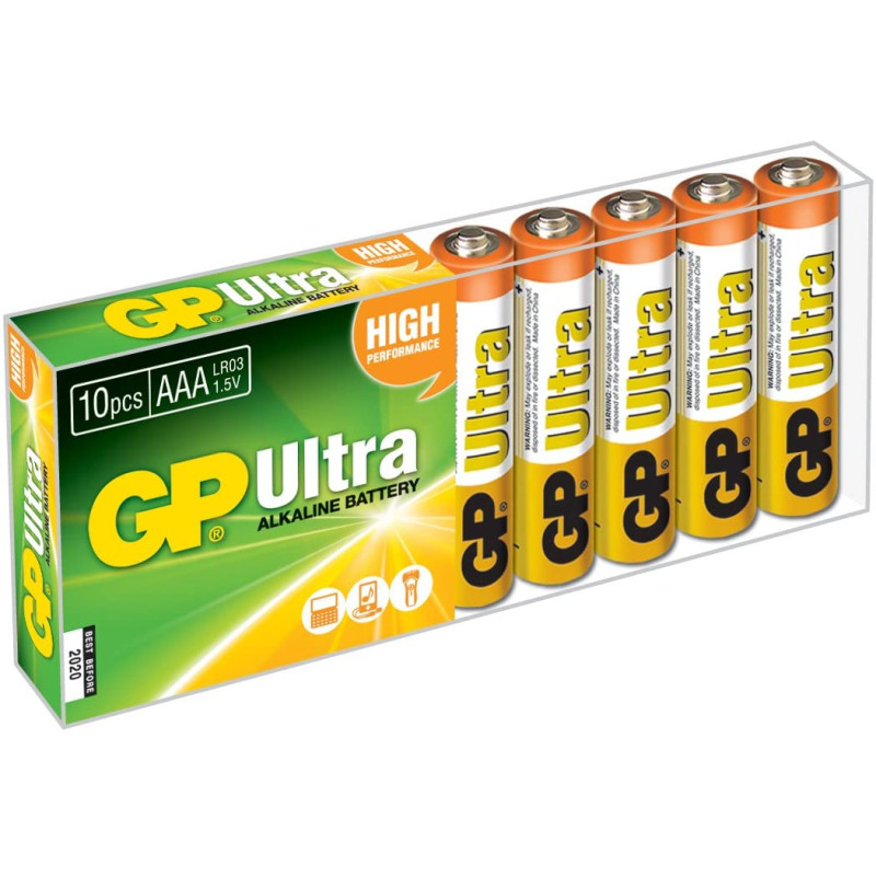 PILE ULTRA AAA LR03 1.5V (10 PILES)