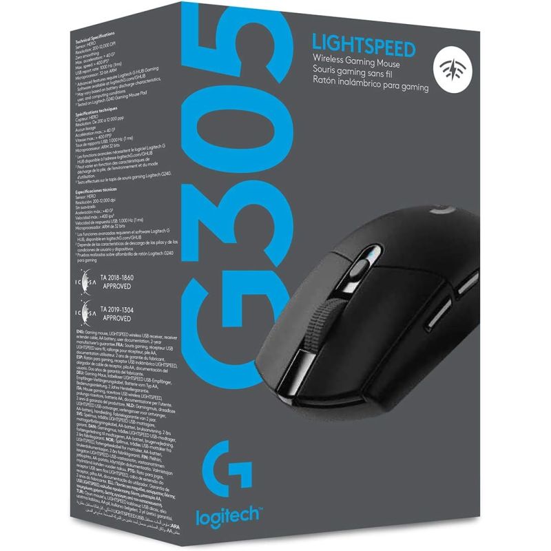G305 LIGHTSPEED GAMING WIRELESS MOUSE BLACK