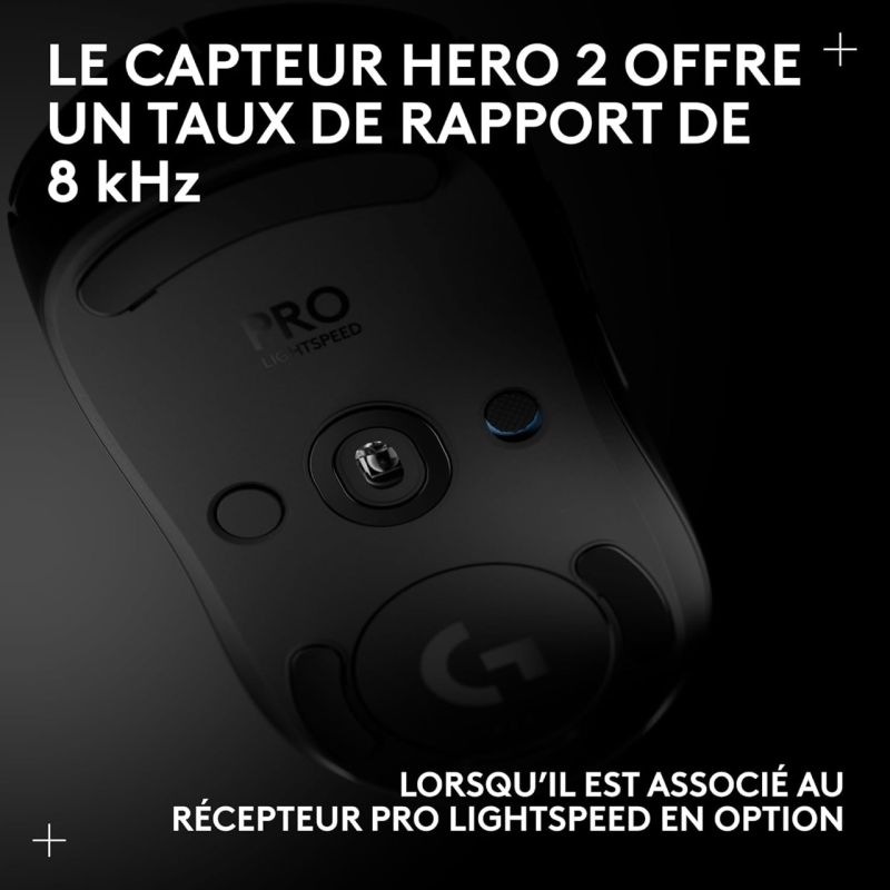 SOURIS SANS FIL GAMING PRO 2 LIGHTSPEED NOIR
