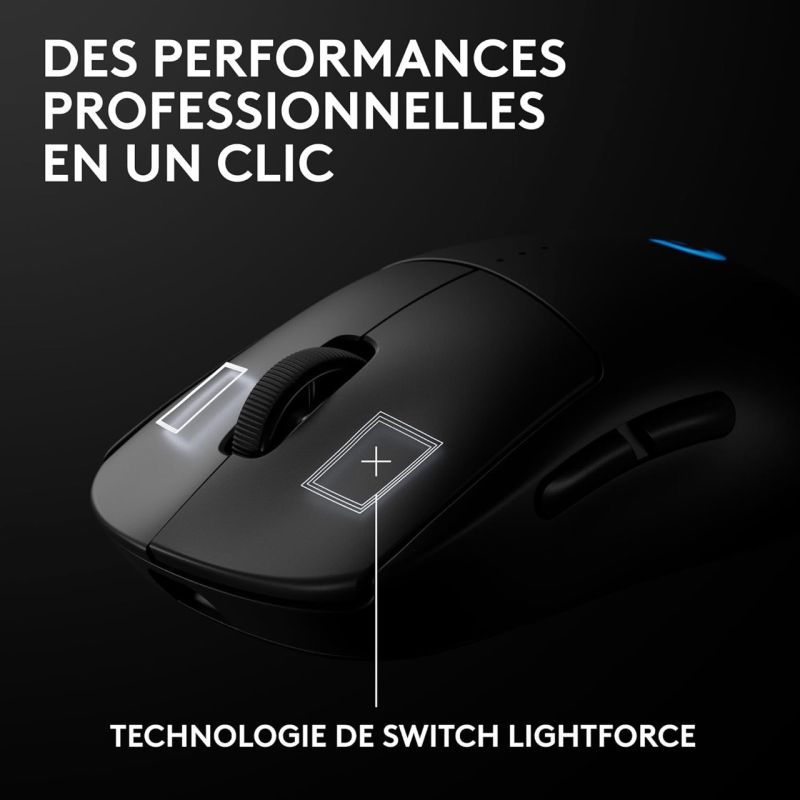 SOURIS SANS FIL GAMING PRO 2 LIGHTSPEED NOIR