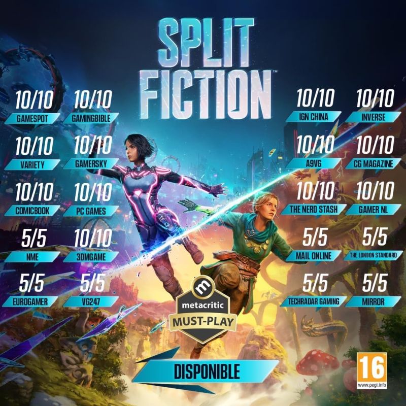 JEU PS5 SPLIT FICTION