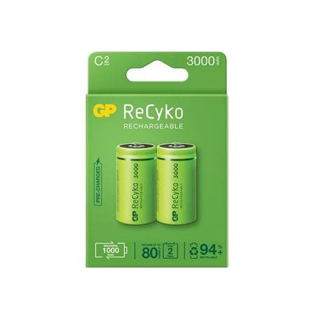 RECHARGEABLE BATTERY LR14 - C - 2,200 mAh (PACK OF 2)